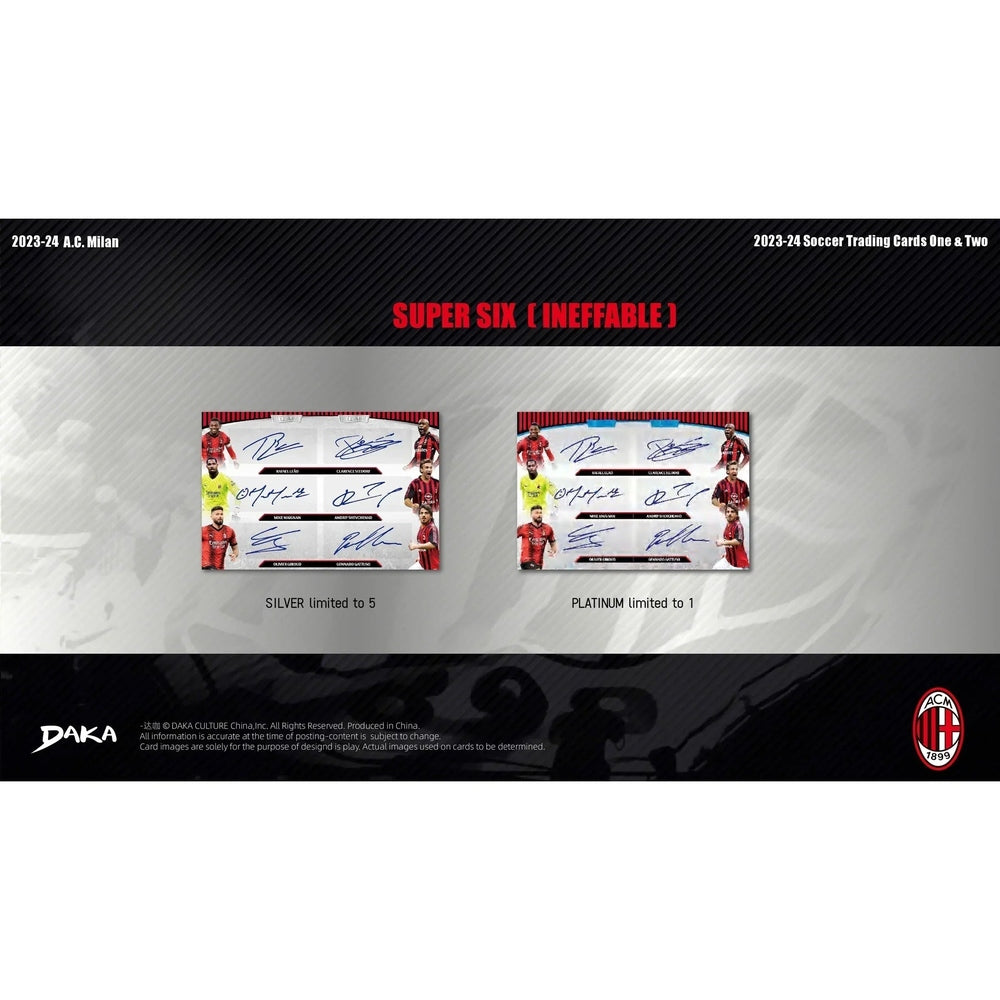 AC Milan Team Box Display - Cardframes.de