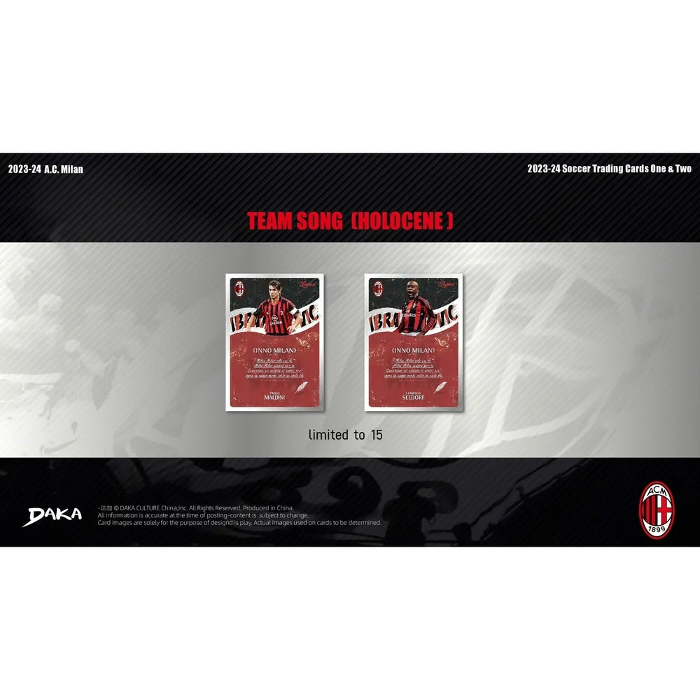AC Milan Team Box Display - Cardframes.de