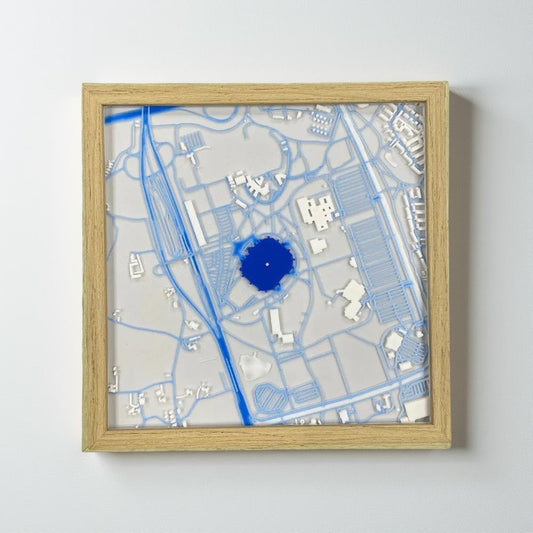 Schalke 04 3D Wandbild Arena