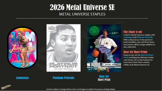 2026 Metal Universe SE Hobby Box | Upper Deck Trading Cards - Cardframes.de