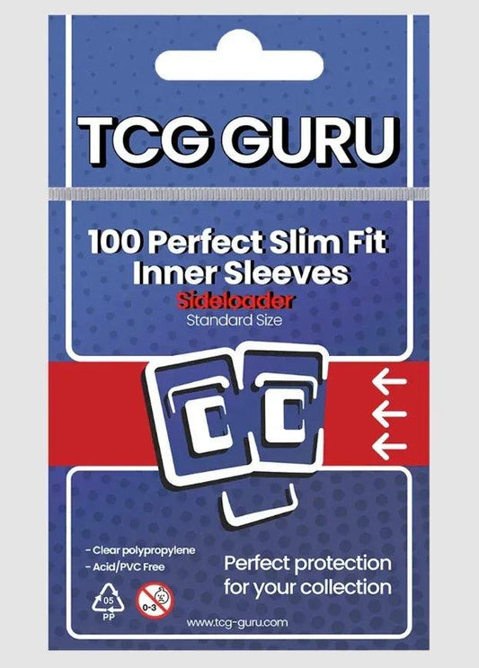 TCG Guru Perfect Slim Fit Inner Sleeves (100 Stück) - Cardframes.de