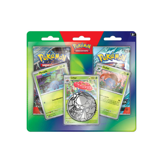 Pokémon Enhanced 2-Pack Blister – Myrapla, Duflor & Giflor (Deutsch) | 2 Booster + Promo-Karten