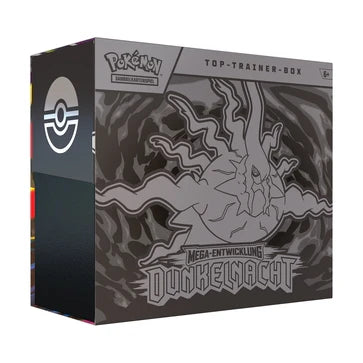 Pokémon Dunkelnacht Top-Trainer-Box Deutsch – Mega-Entwicklung (ME05)