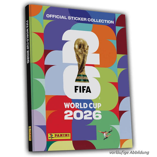 2026 FIFA World Cup Sticker Album Hardcover DE – Offizielles WM 2026 Sammelalbum Deutsch - Cardframes.de