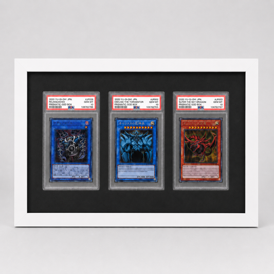 PSA Slab Rahmen für 3 Slabs Weiß – Graded Card Display kaufen