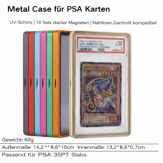 PSA Slab Aluminium Case mit Wunschlogo oder Schriftzug - Cardframes.de