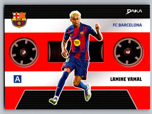 Lamine Yamal - DAKA Top Audience 2025-26 FC Barcelona #EB-5 Echoes of Barcelona (Mixtape) Insert nummeriert