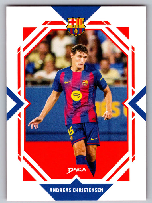 Andreas Christensen - DAKA Top Audience 2025-26 FC Barcelona #FCB-18-A Fußball Sammelkarte