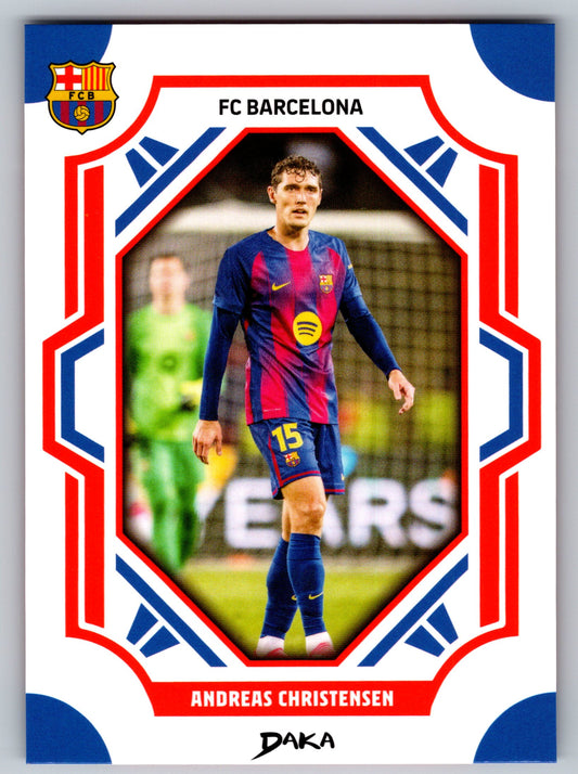 Andreas Christensen - DAKA Top Audience 2025-26 FC Barcelona #FCB-18-B Fußball Sammelkarte