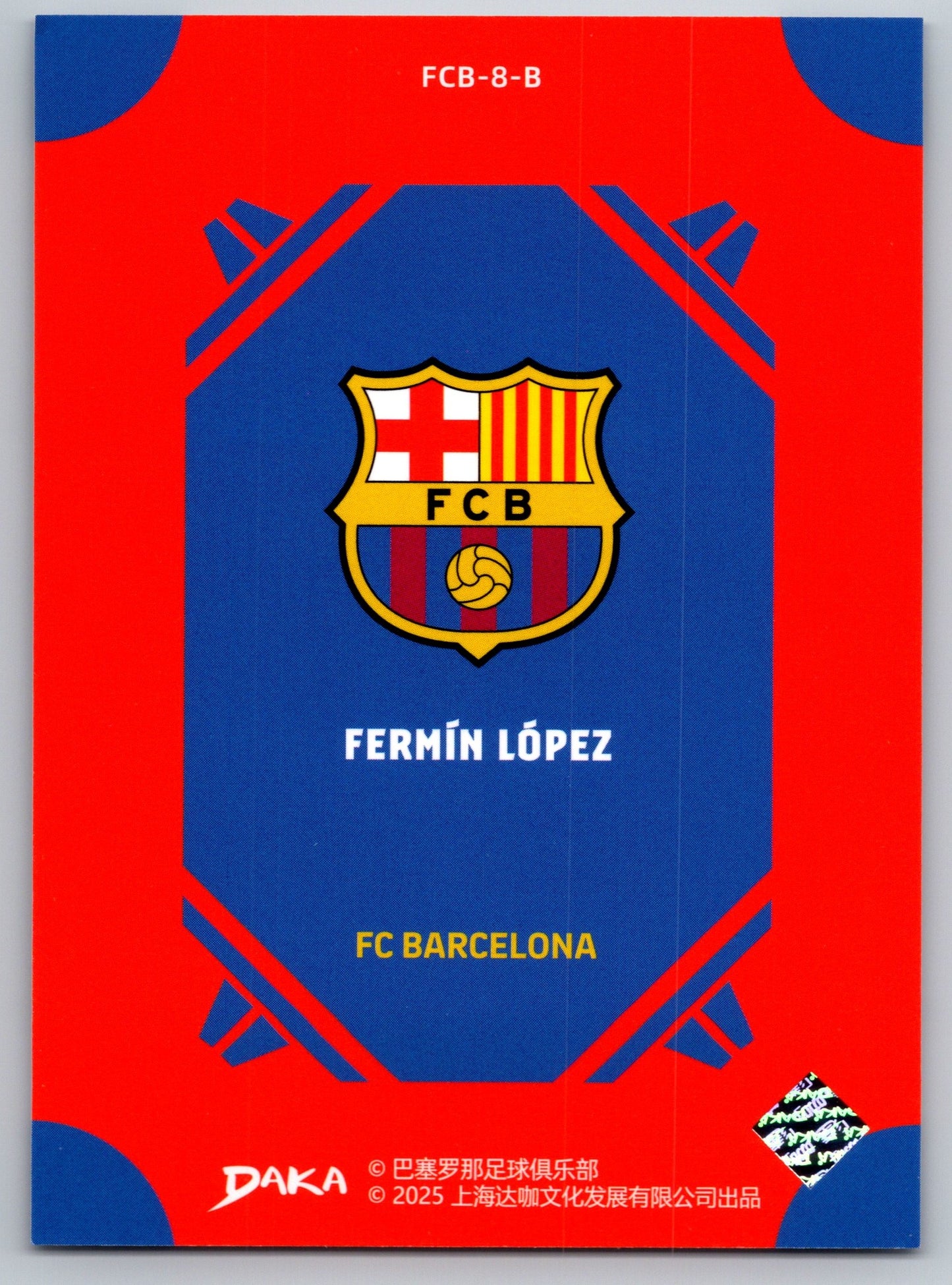 Fermín López - DAKA Top Audience 2025-26 FC Barcelona #FCB-8-B Fußball Sammelkarte