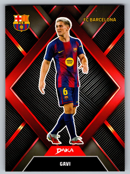 Gavi - DAKA Top Audience 2025-26 FC Barcelona #SR-13 Sharp Rhombus Insert