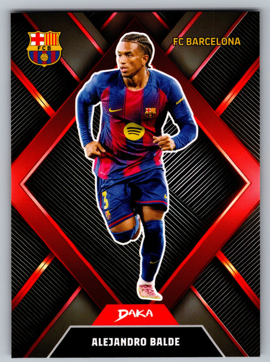 Alejandro Balde - DAKA Top Audience 2025-26 FC Barcelona #SR-20 Sharp Rhombus Insert