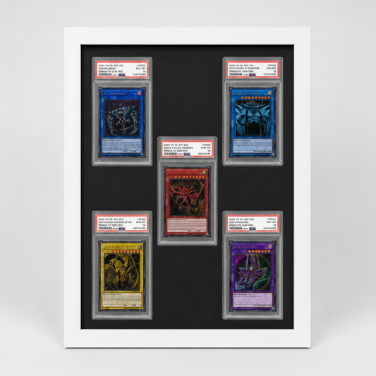 PSA Slab Rahmen für 5 Slabs Weiß – Graded Card Display kaufen