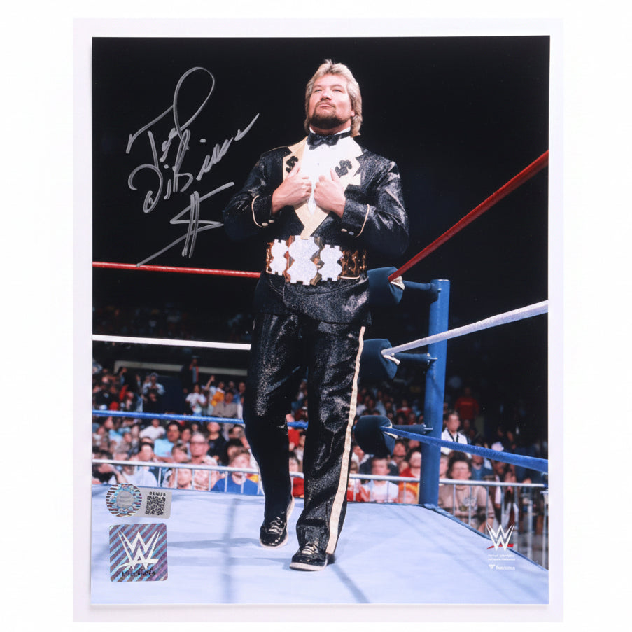 Ted DiBiase Signed WWE 8x10 Photo Inscribed "$" – Million Dollar Man mit Fanatics Authentic & Hologramm-Zertifikat