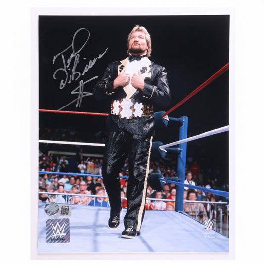 Ted DiBiase Signed WWE 8x10 Photo Inscribed "$" – Million Dollar Man mit Fanatics Authentic & Hologramm-Zertifikat