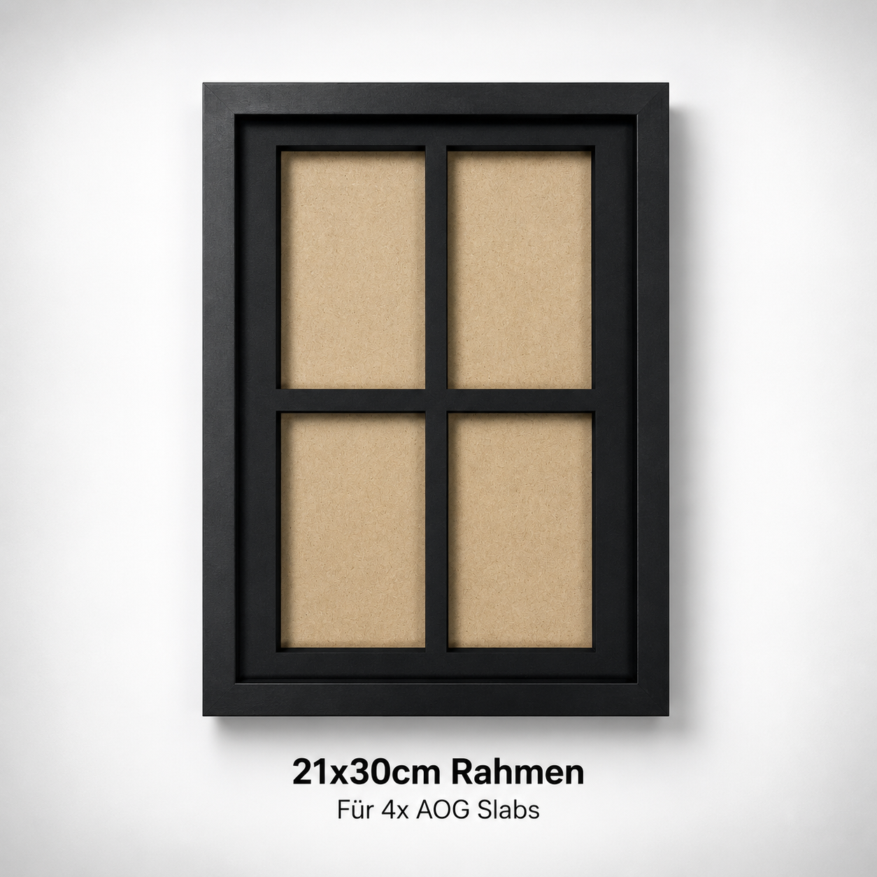 AOG Slab Rahmen für 4 Slabs Schwarz – Graded Card Display kaufen