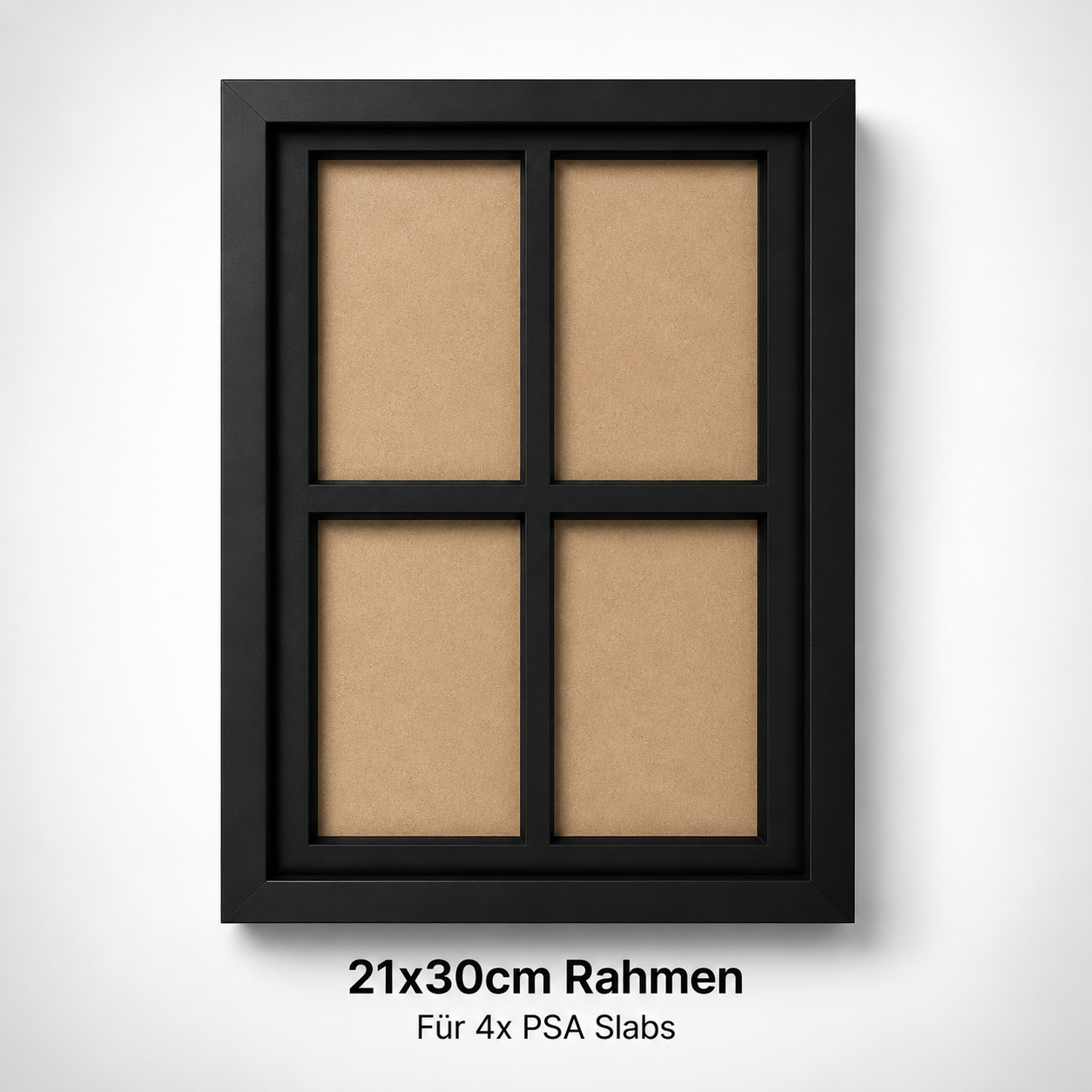 PSA Slab Rahmen für 4 Slabs Schwarz – Graded Card Display kaufen