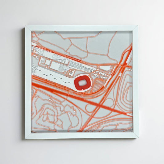 Bayern München 3D Wandbild Stadion