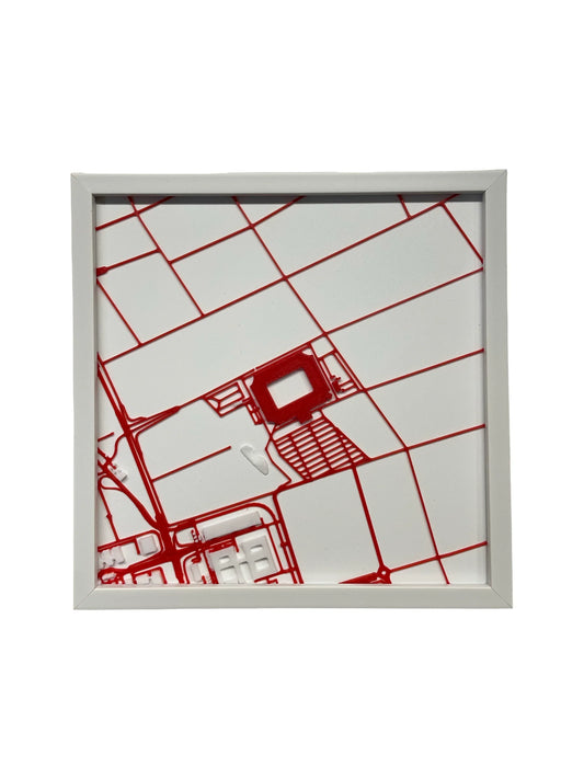 Mainz 05 3D Wandbild Arena - Cardframes.de