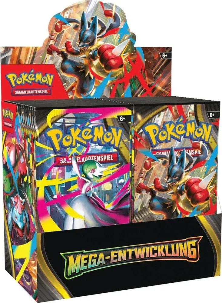 Pokémon Display - Mega-Entwicklung ME01 36er Booster DE - Cardframes.de
