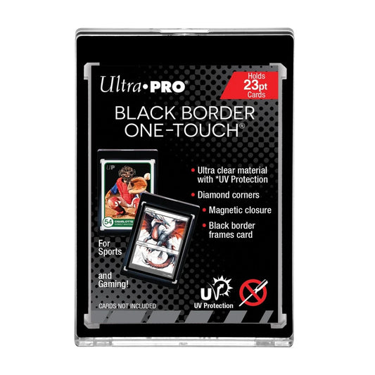 Ultra Pro - Black Border - UV One Touch Magnetic Holder 35PT - Cardframes.de