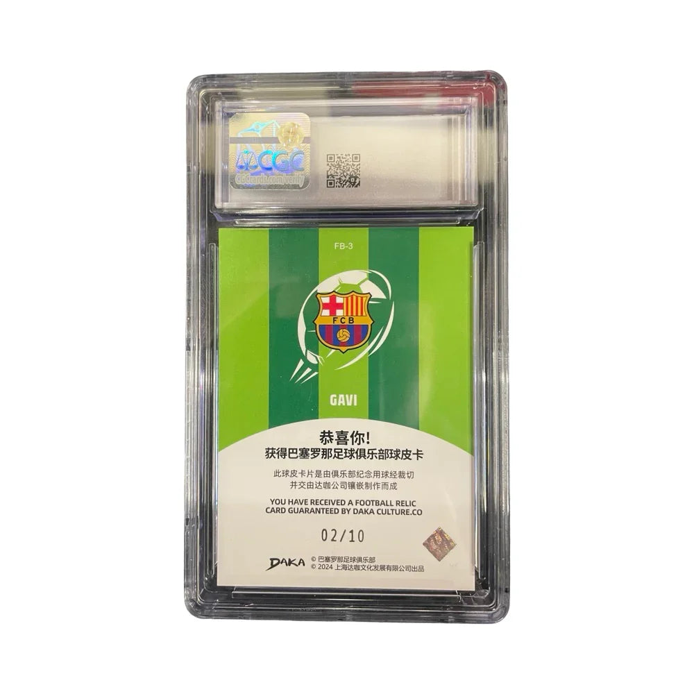 Gavi Holocene Ball Pickups Jersey CGC 10 /10 - Cardframes.de