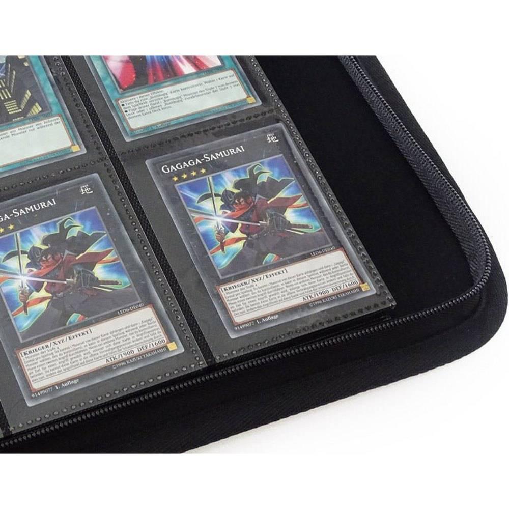 Sammel-Ringalbum, schwarz (450 Karten/25 Seiten) für Pokemon, Yu-Gi-Oh - Cardframes.de