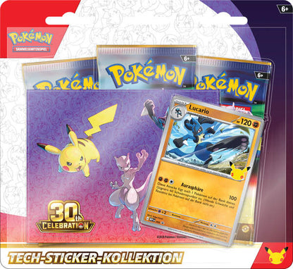 Pokémon 30 Jahre Tech-Sticker-Kollektion Variante Alola-Kokowei