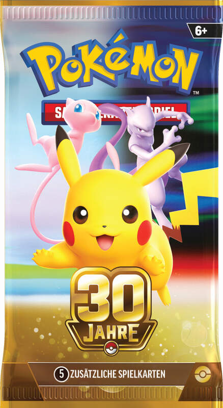 Pokémon 30 Jahre Tin-Box Nacht Metallbox im Jubiläumsdesign mit Pikachu