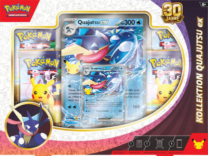Pokémon 30 Jahre Kollektion Quajutsu-ex Detailansicht der Promokarte