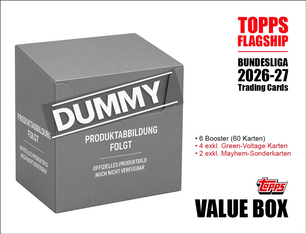 Topps Flagship Bundesliga 2026/27 Value Box, Verpackung