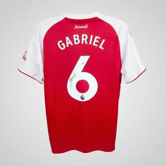 Gabriel Magalhães Signiertes Arsenal FC Trikot 2025/26 – Original Adidas Authentic Heimtrikot Nr. 6 mit Beckett COA