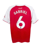 Gabriel Magalhães Signiertes Arsenal FC Trikot 2025/26 – Original Adidas Authentic Heimtrikot Nr. 6 mit Beckett COA