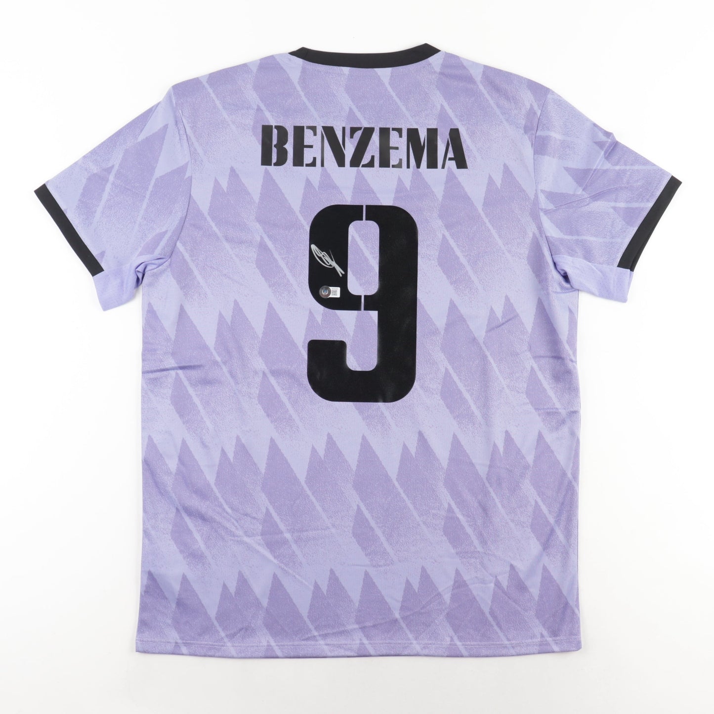 Karim Benzema Signiertes Real Madrid Auswärtstrikot 2022/23 – Original Adidas Nr. 9 mit Beckett COA | Sein letztes Real Madrid Trikot