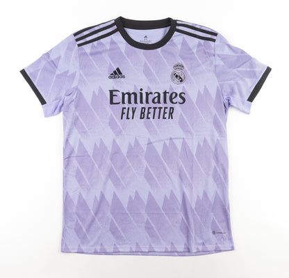 Karim Benzema Signiertes Real Madrid Auswärtstrikot 2022/23 – Original Adidas Nr. 9 mit Beckett COA | Sein letztes Real Madrid Trikot