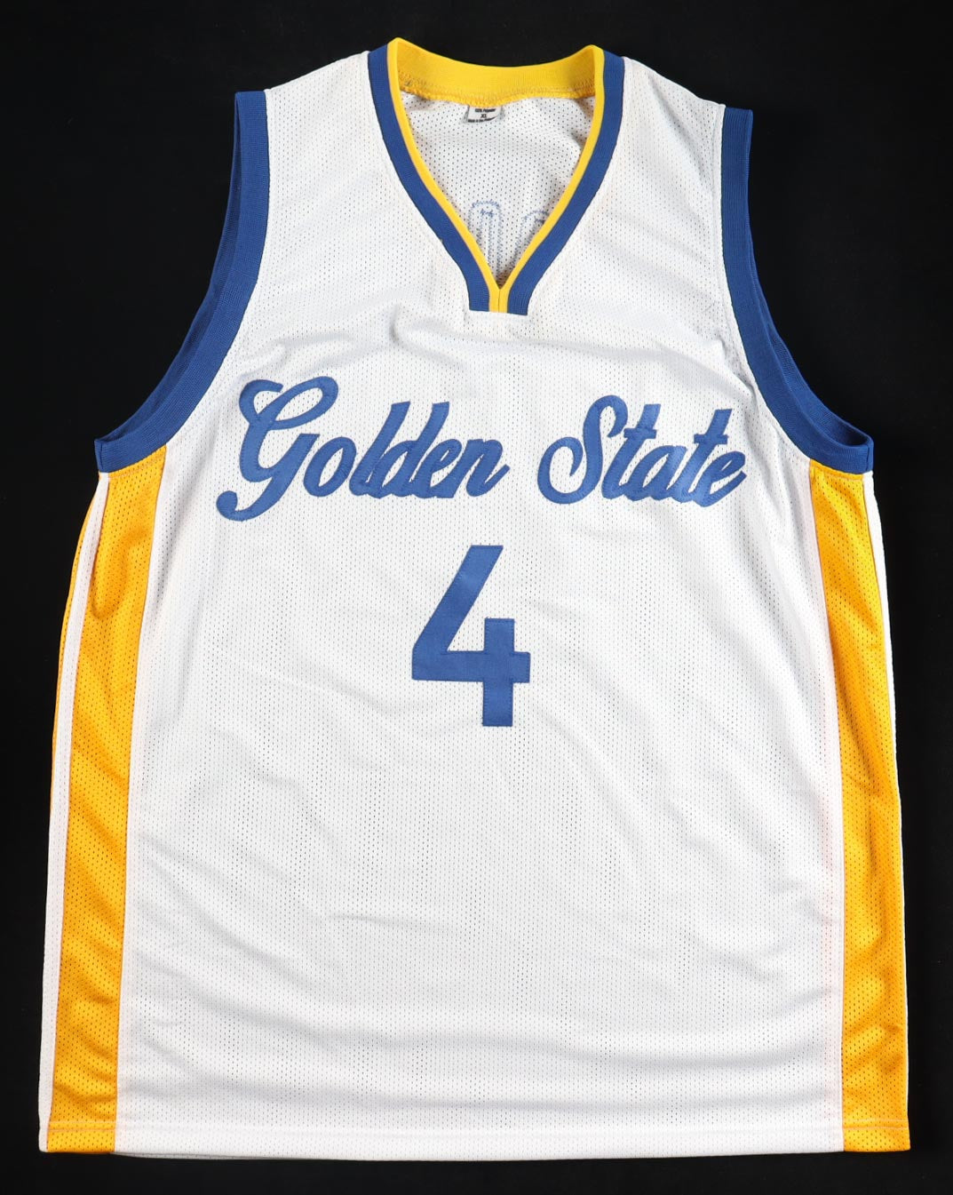 Moses Moody Signiertes Golden State Warriors Trikot – Custom Jersey Weiß Nr. 4 Größe XL mit Beckett COA