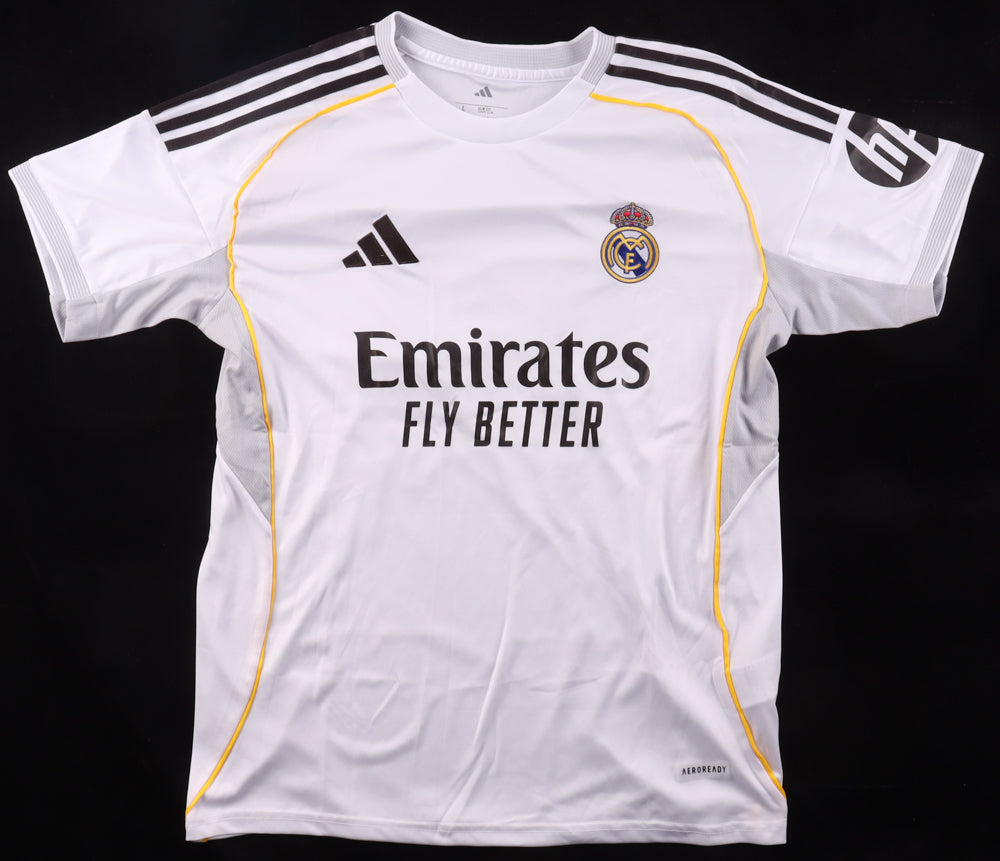Arda Güler Signiertes Real Madrid Trikot 2025/26 – Original Adidas Authentic Heimtrikot Nr. 15 mit Beckett COA - Cardframes.de