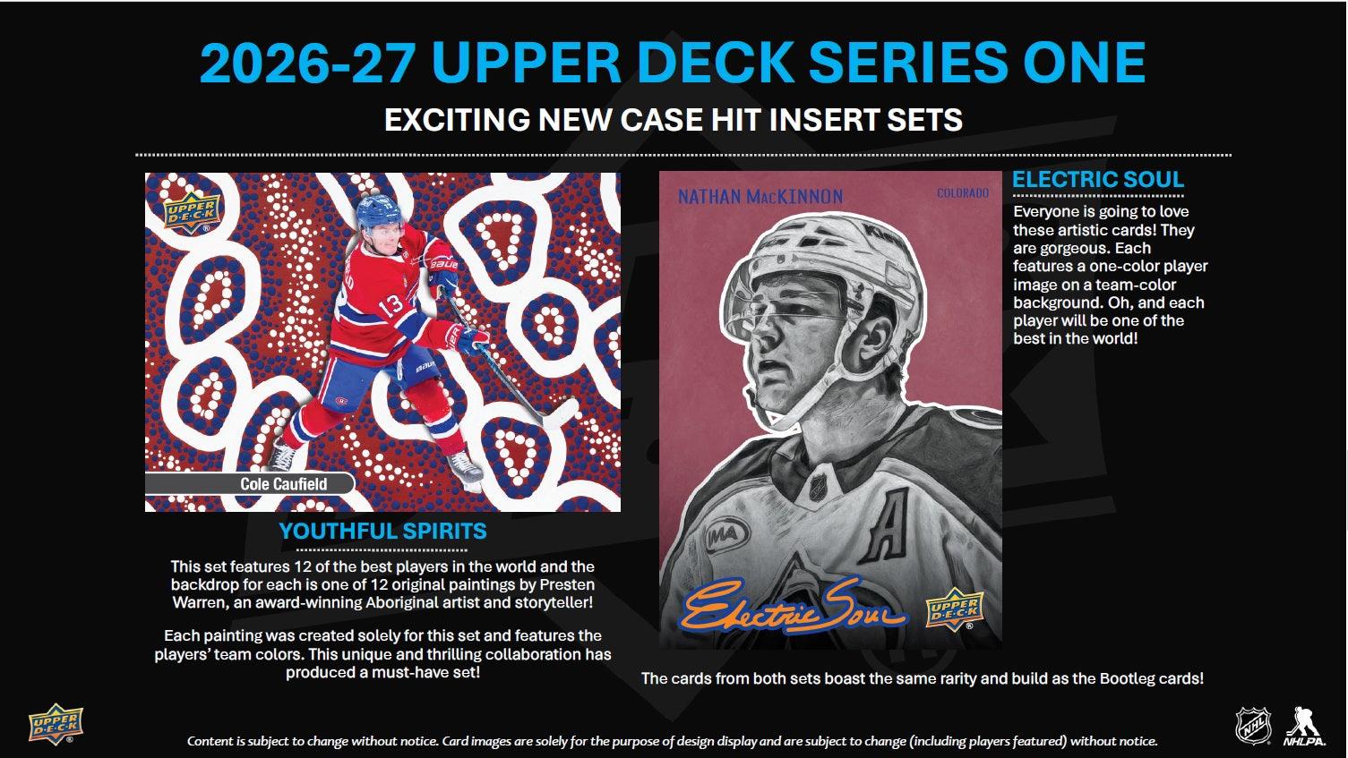 2026–27 NHL Upper Deck Series 1 Hockey (Hobby Box) | Vorbestellung | Release 07.10.2026 - Cardframes.de