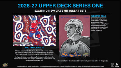 2026–27 NHL Upper Deck Series 1 Hockey (Hobby Box) | Vorbestellung | Release 07.10.2026 - Cardframes.de
