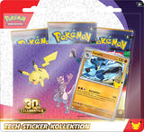 Pokémon Tech-Sticker-Kollektion 30 Jahre Lucario, deutsche Verpackung