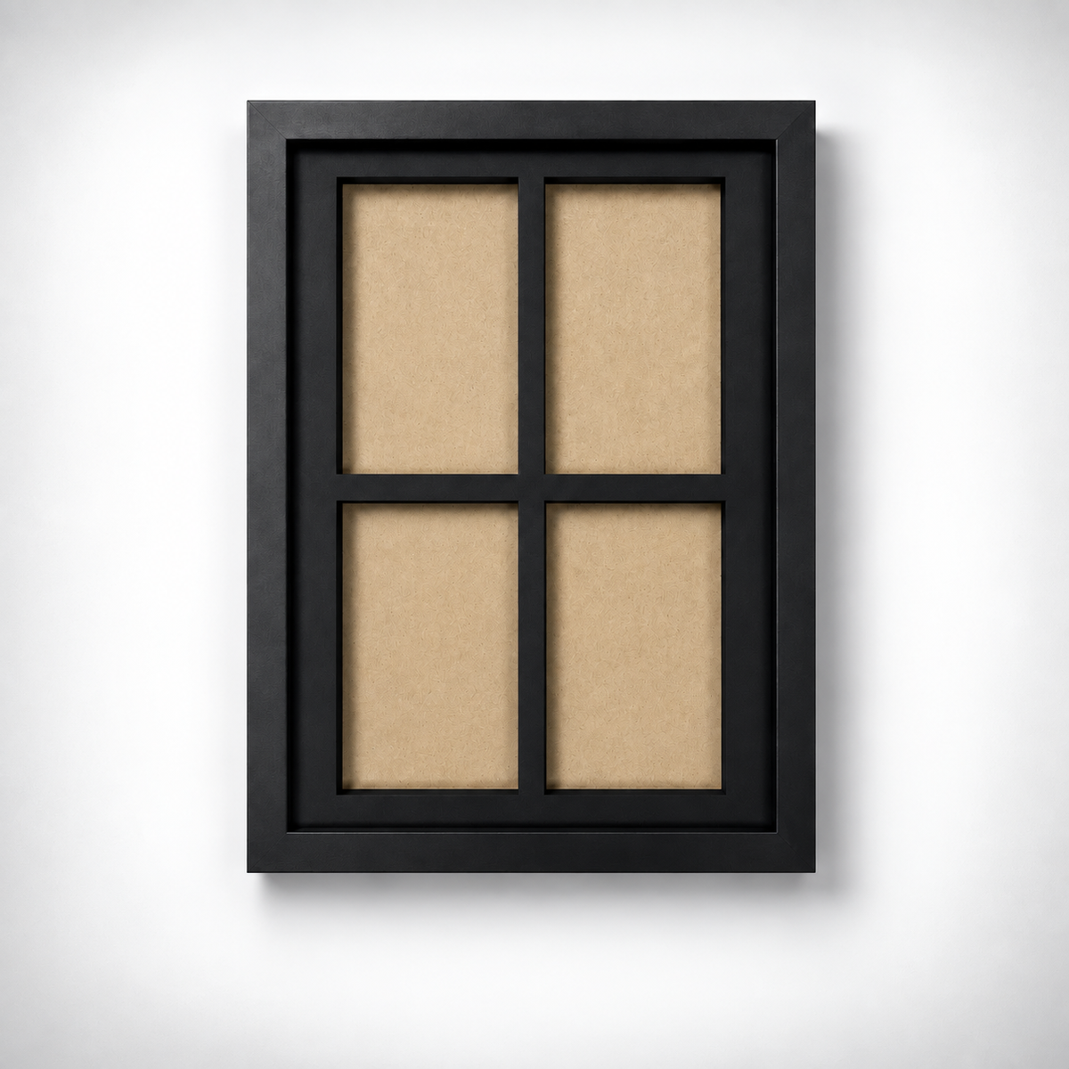 Magnetic Holder Rahmen für 4 Karten Schwarz – 2×2 Display