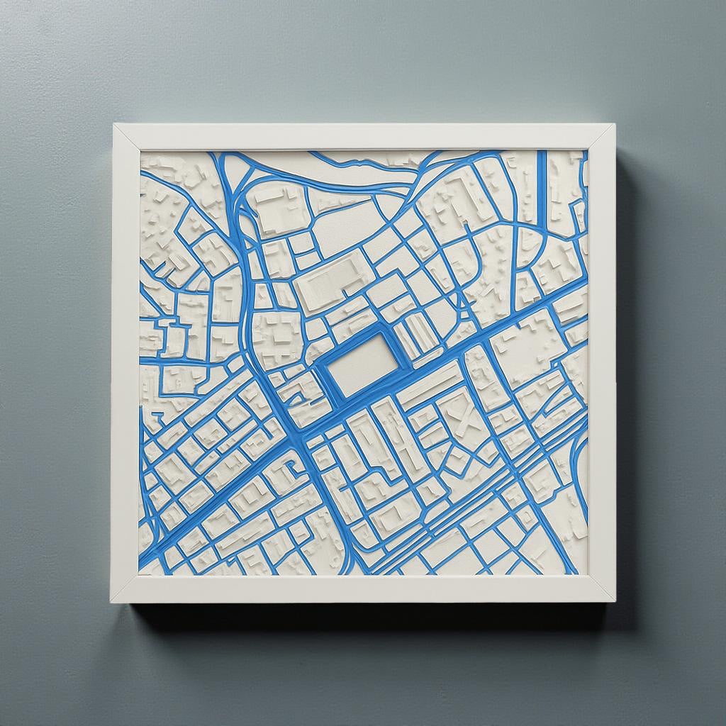 Hertha Berlin 3D Wandbild Arena