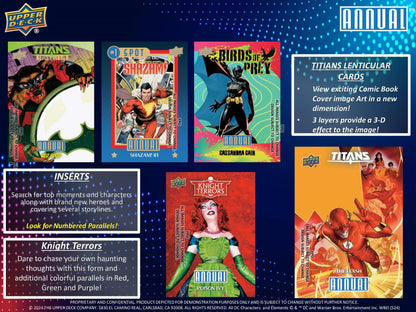 DC Upper Deck Annual 2023–2024 Trading Cards – Offizielle DC Sammelkarten Booster & Box