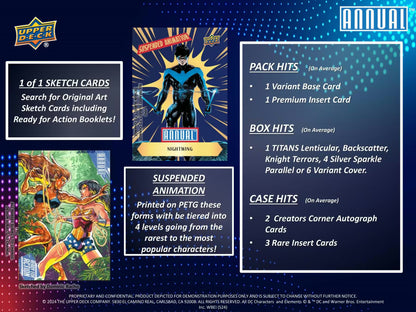DC Upper Deck Annual 2023–2024 Trading Cards – Offizielle DC Sammelkarten Booster & Box