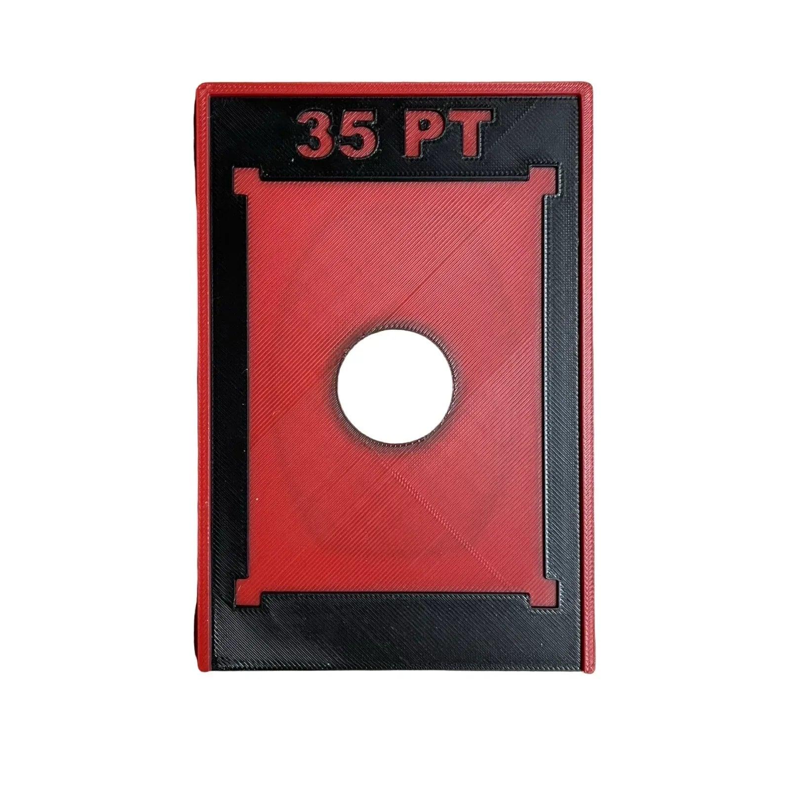 Karten Zentrierhilfe 35 PT - Pokémon - One Piece Grading Centering Tool PSA BSG AOG - Cardframes.de