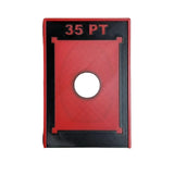 Karten Zentrierhilfe 35 PT - Pokémon - One Piece Grading Centering Tool PSA BSG AOG - Cardframes.de