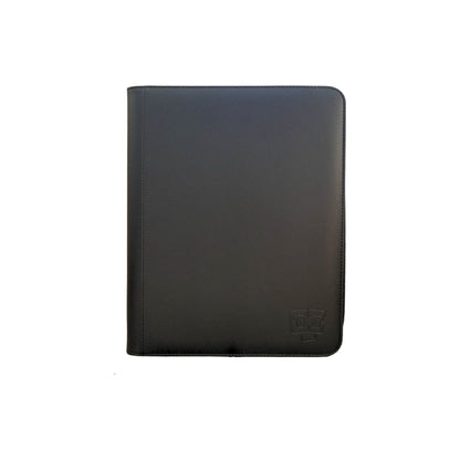 TCG Guru 9-Pocket Zipper Leather Binder Schwarz für 360 Karten
