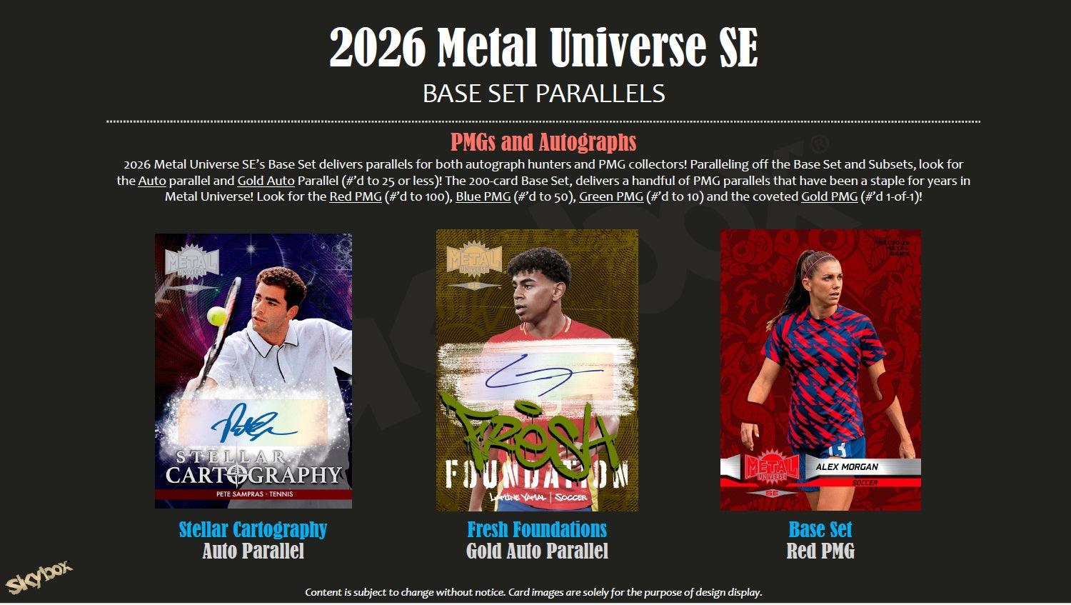 2026 Metal Universe SE Hobby Box | Upper Deck Trading Cards - Cardframes.de