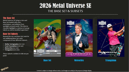 2026 Metal Universe SE Hobby Box | Upper Deck Trading Cards - Cardframes.de