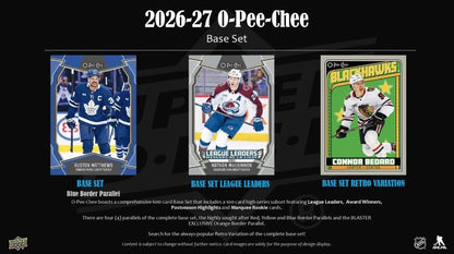 O-Pee-Chee 2026-27 Mass Blaster – Kartenvorschau